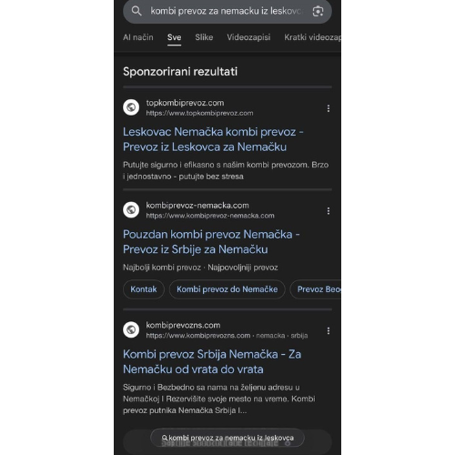 Google ads Top Kombi